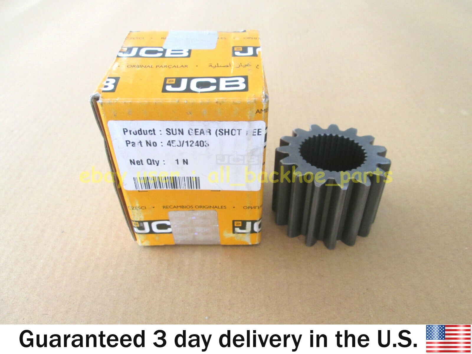 JCB BACKHOE - GENUINE JCB SUN GEAR (PART NO. 450/12403)