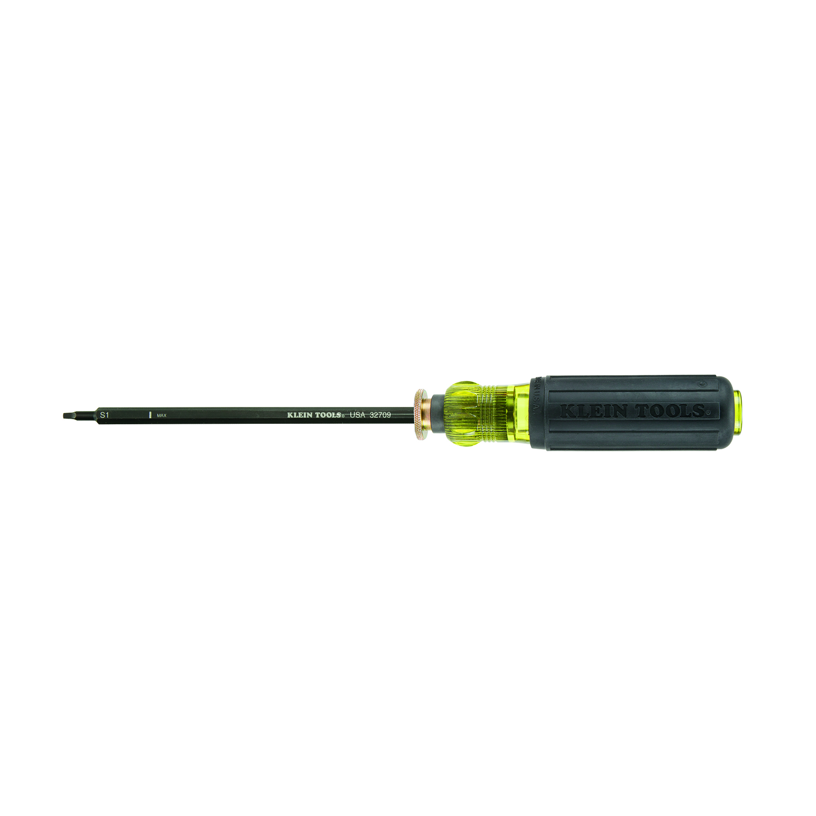 Klein Tools 32708 Adjustable Length Screwdriver with Square #1 and #2 Drivers