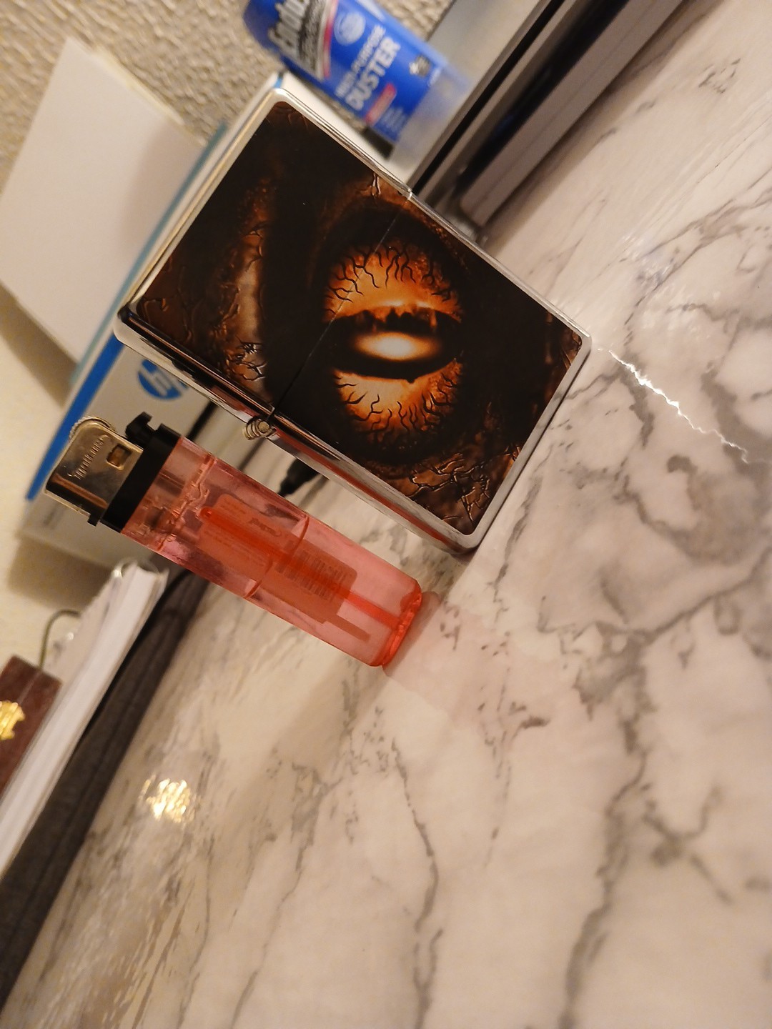 Medium Sized Eyeball Oil Lighter