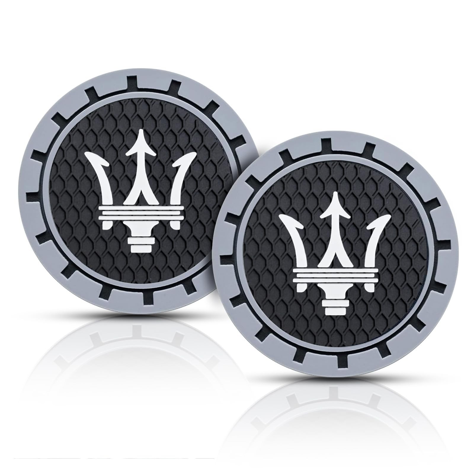 2Pcs Slicone Car Cup Holder Coaster for Maserati Quattroporte GhibliUniversal...
