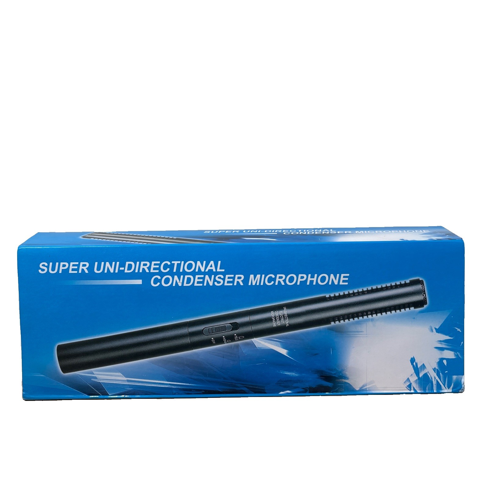 Super Uni Directional Condenser Microphone Shotgun Mic Interview Podcast DSLR
