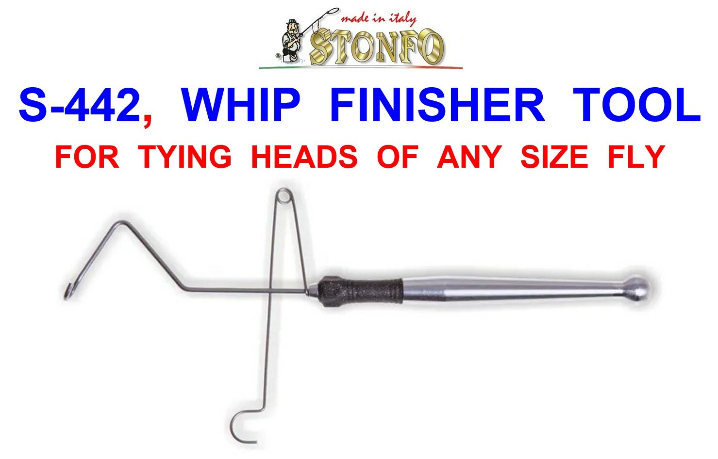 STONFO S-442 WHIP FINISHER TOOL FOR FLY TYING HEADS OF TROUT SALMON PIKE FLIES