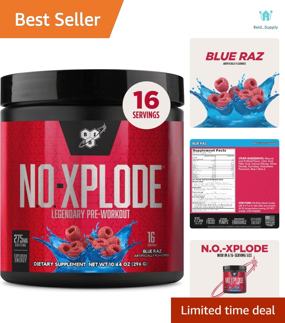 BSN N.O.-XPLODE Pre Workout Powder, Energy Supplement for Men and Women with Cre