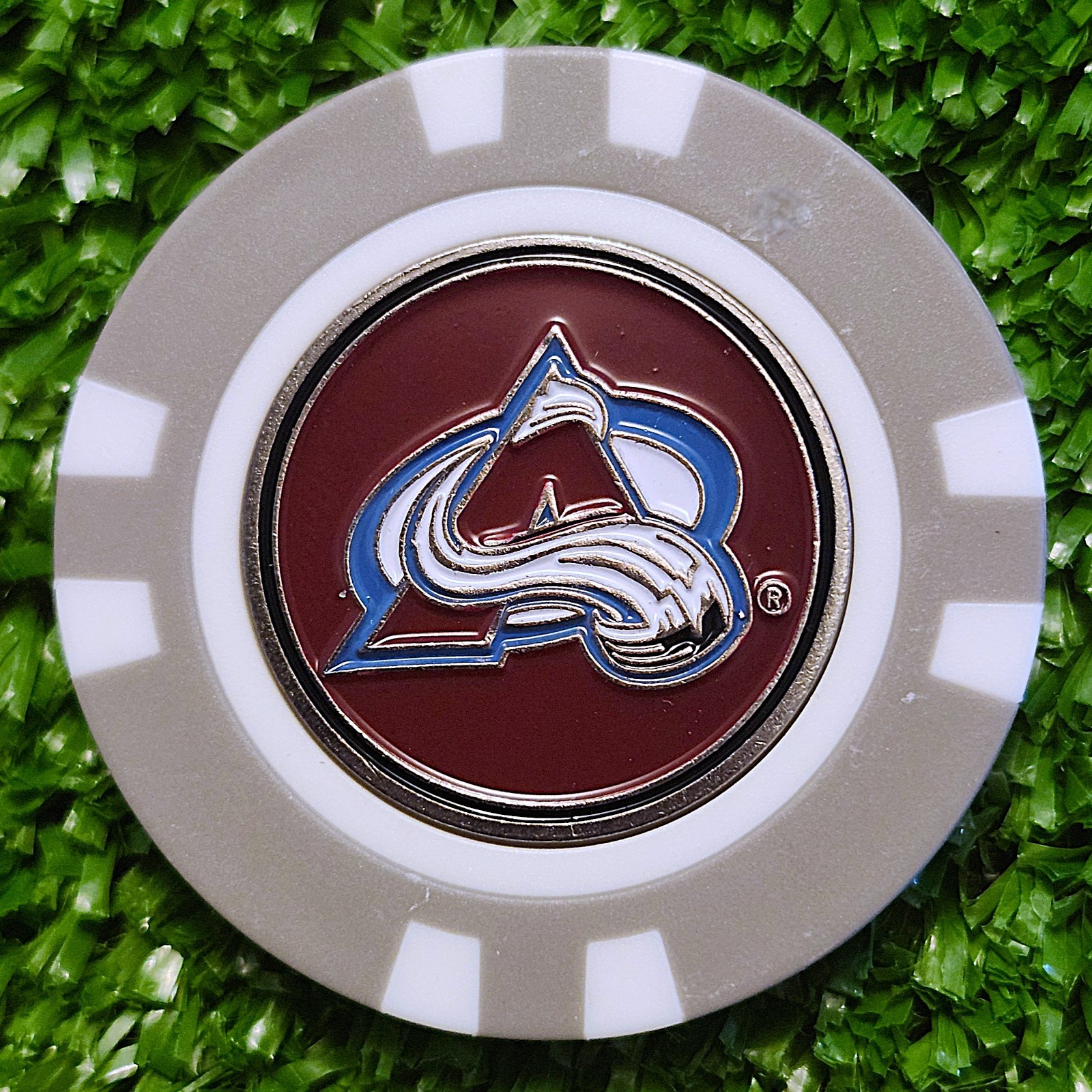 NHL Colorado Avalanche Golf Ball Marker Magnetic Poker Chip New