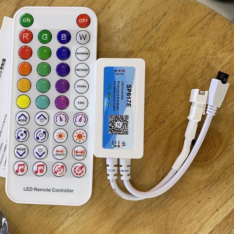 SP617E Bluetooth Music LED Controller For SK6812 RGBW Addressable Pixel Lights