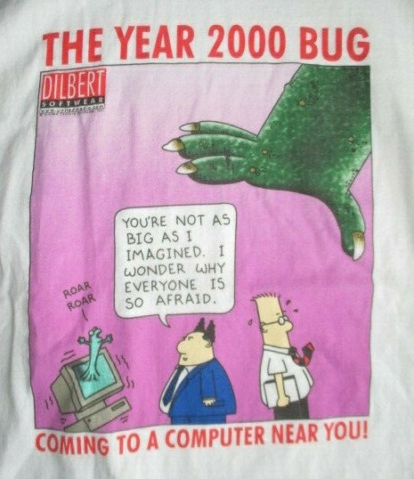 DILBERT You're Not As Big As I Imagined I Wonder Why Everyone Afraid (XL) Shirt