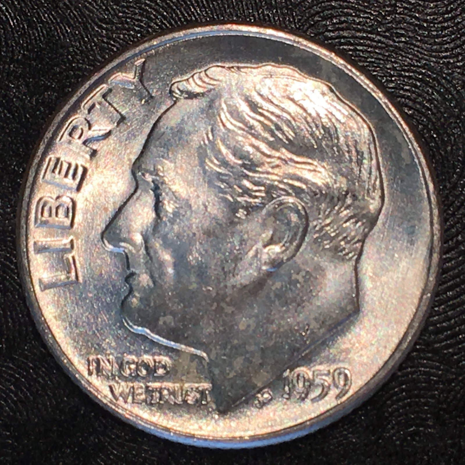 1959-D Roosevelt Silver Dime - Superb Uncirculated - High Quality Scans #G181
