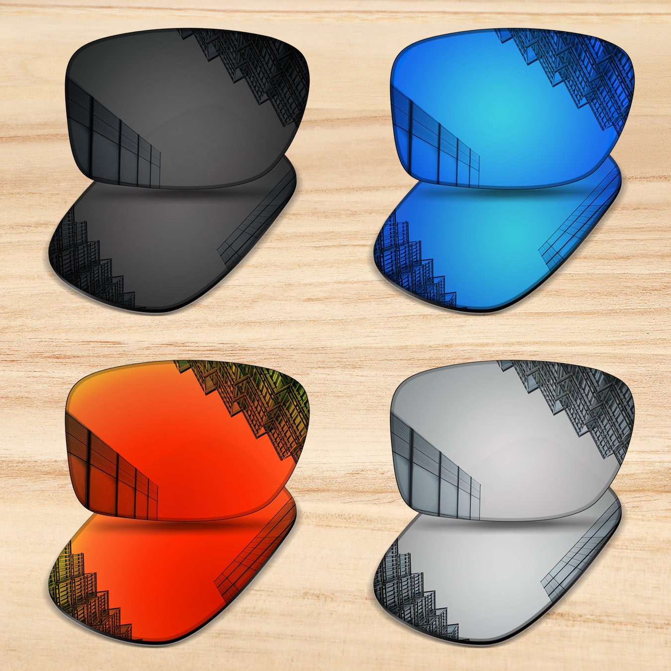 Replacement Lenses for Oakley Canteen 2014 OO9225 60mm 100% POLARIZED