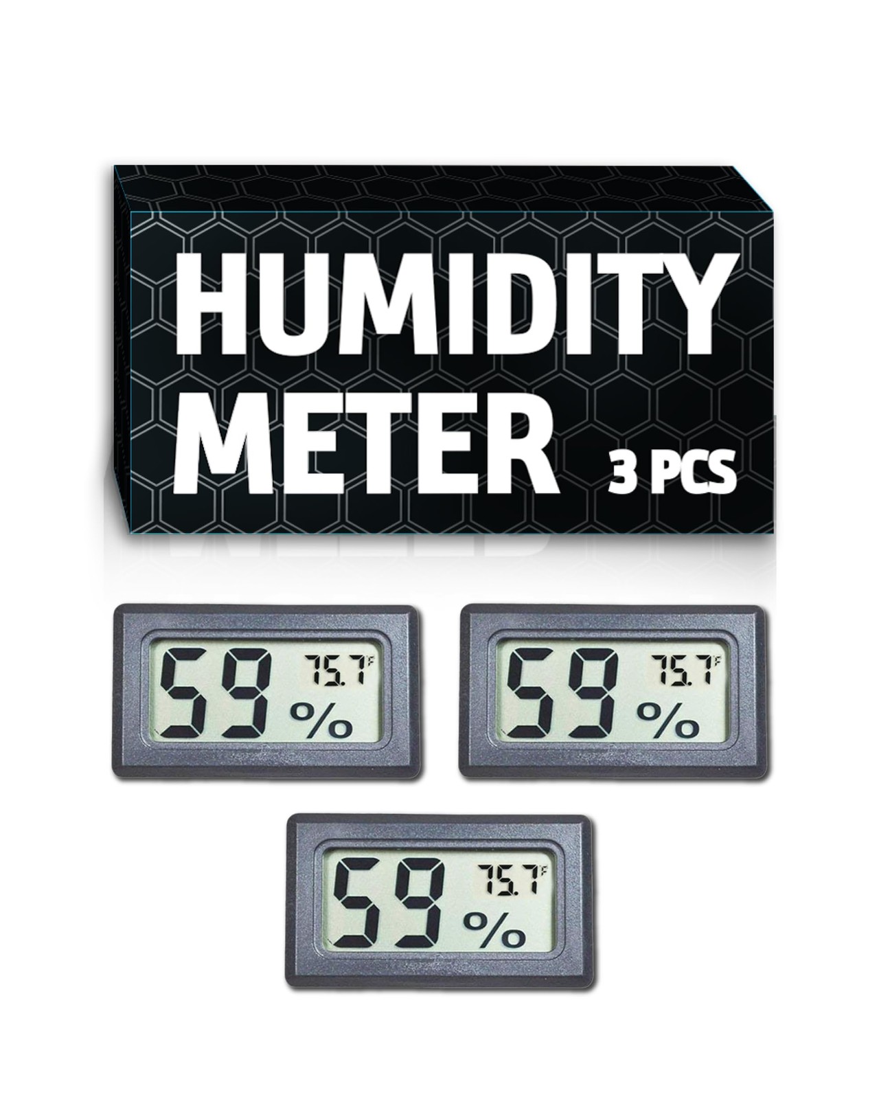 Hygrometer, Humidity Meter, Hydrometer, Room Thermometer Indoor, Humidity Sen...