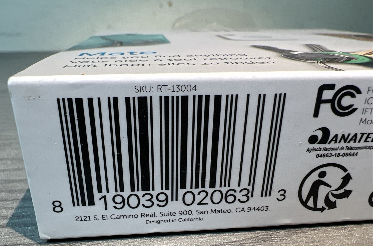 Tile Bluetooth Tracker 4 Pack (RT-13004) (T5001) - "Helps Find Anything" SEALED!