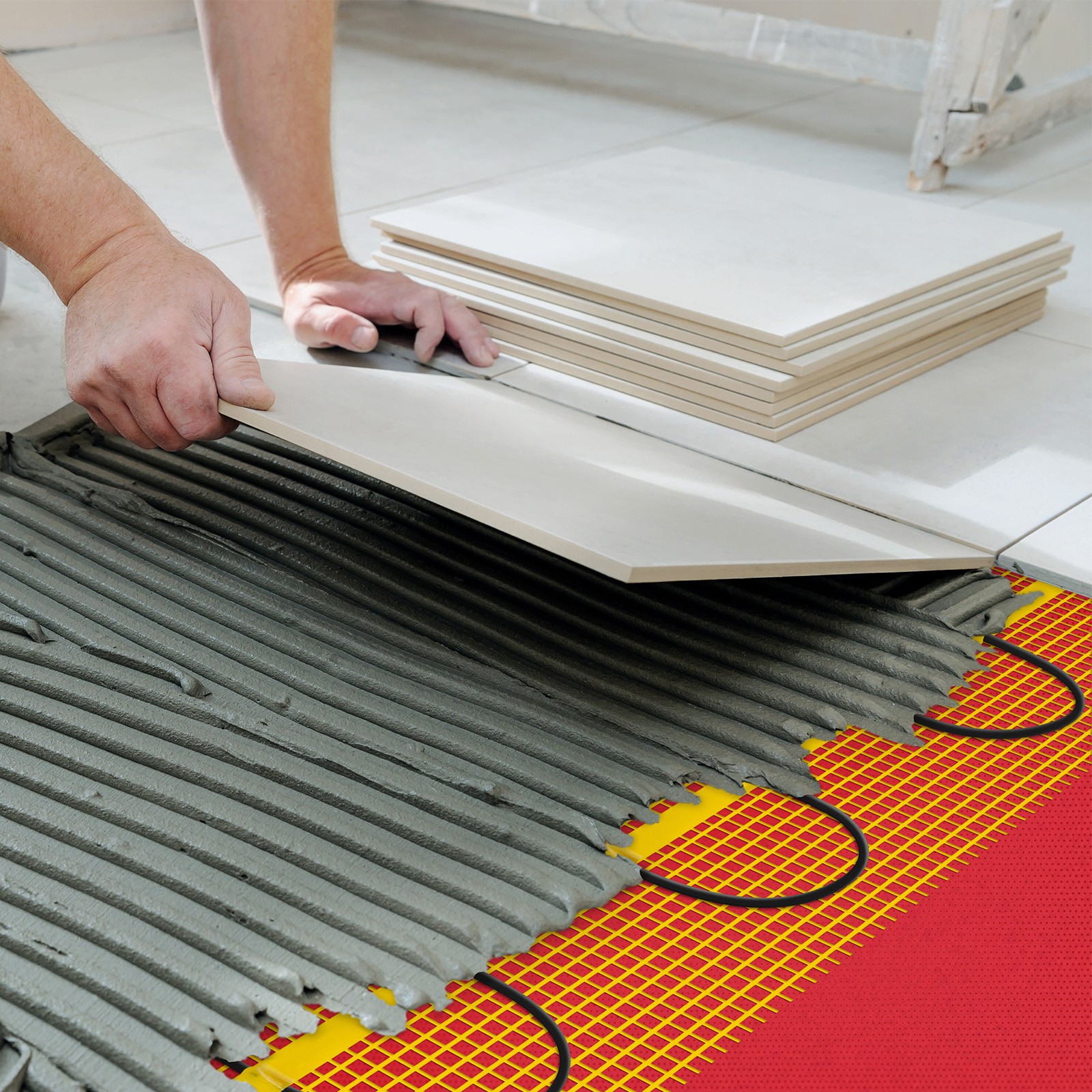 Insulation decoupling mat heating tiles 60x80cm (0,