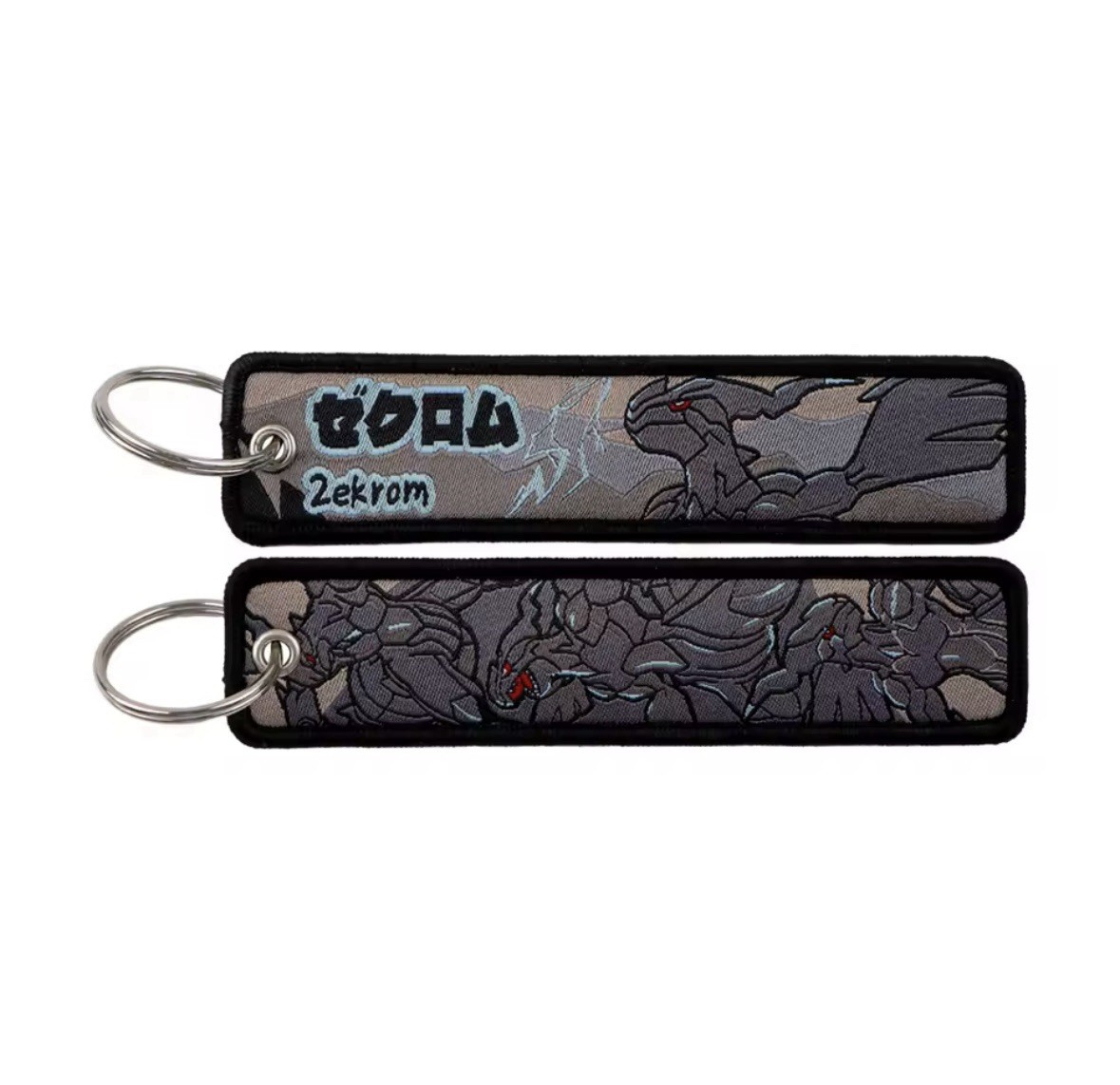Zekrom Pokemon Anime Manga JDM Jet Tag Keychain