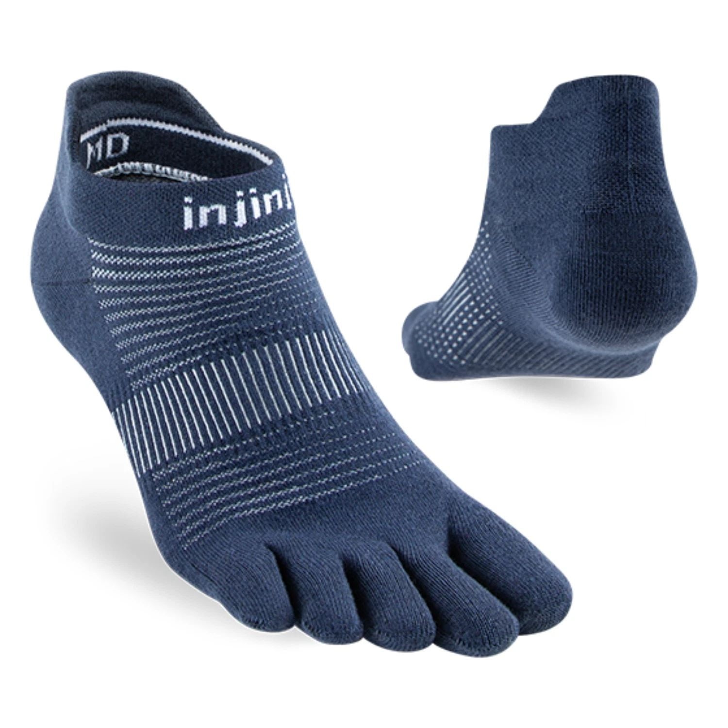 Injinji Run Lightweight No-Show Navy Small