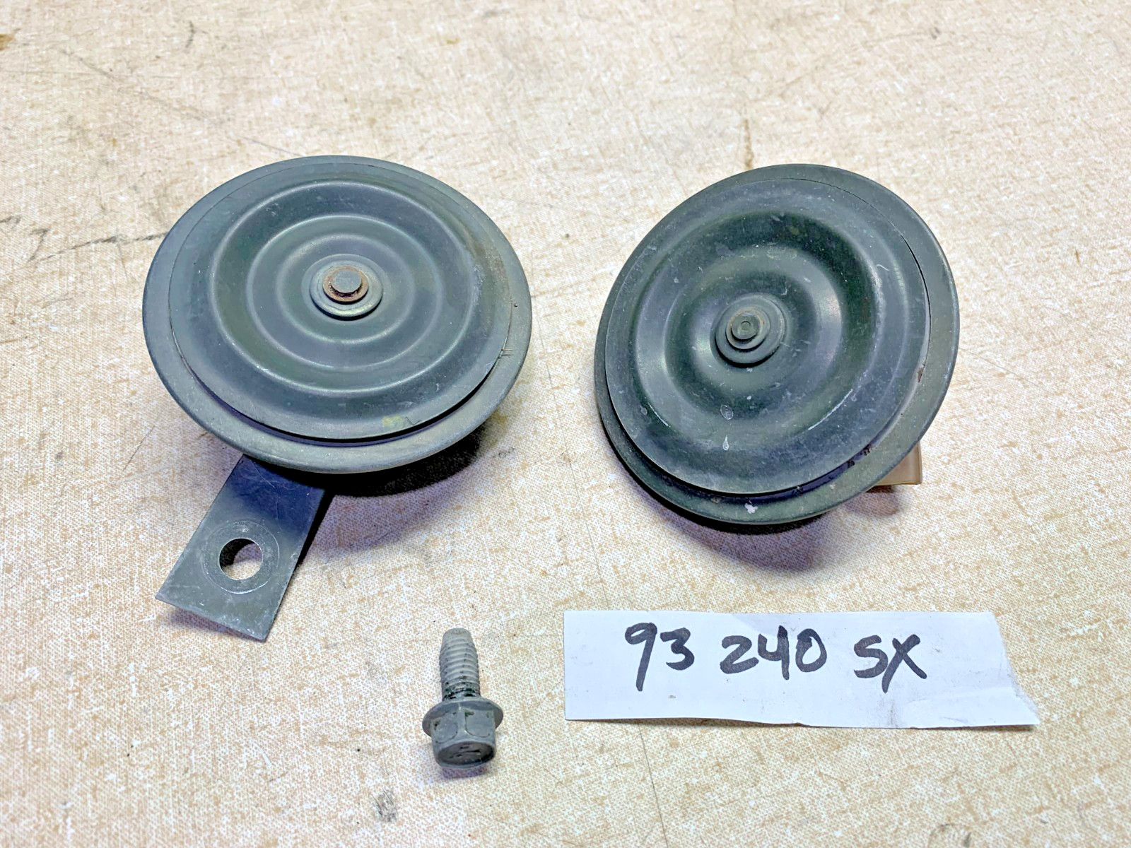 89 90 91 92 93 94 NISSAN 240SX HORN SET HIGH & LOW TONE