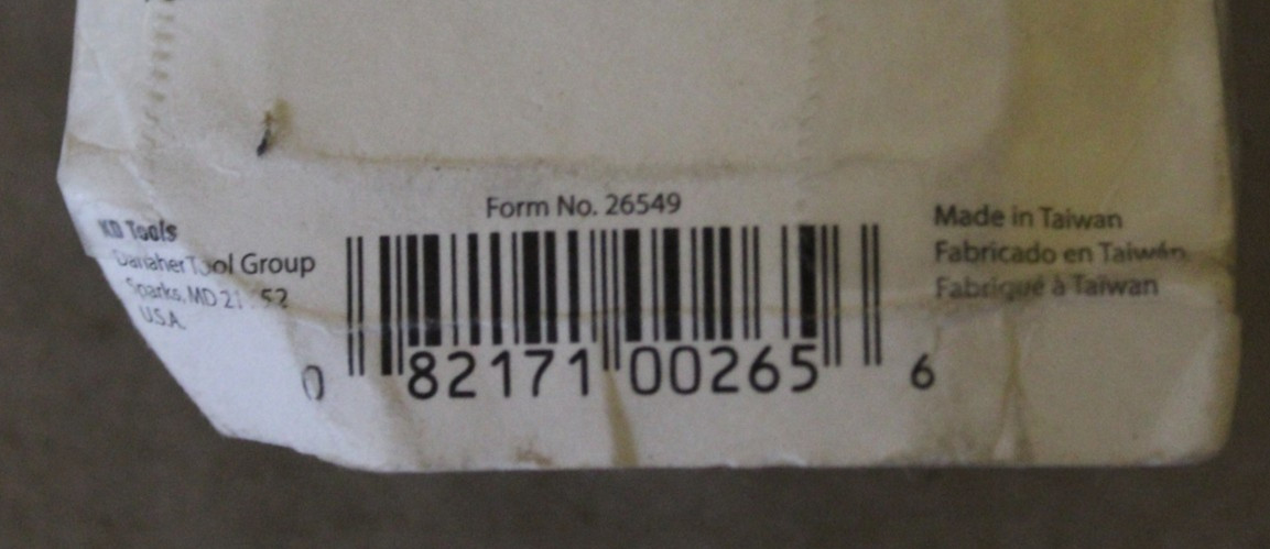 KD TOOL 265 BRAKE CYLINDER HONE