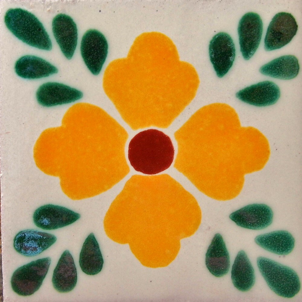 DESIGN C#038 MEXICAN HANDMADE TILE, GET AS MANY YOU NEED !!