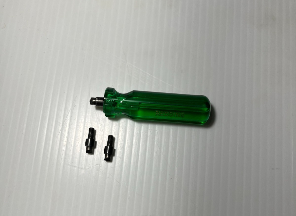 Redding Primer Pocket Cleaner 2 Small and one Large primer pocket tips