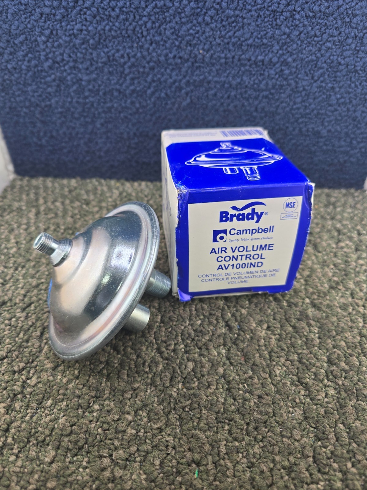 Brady AV100IND Deep Well Air Volume Control Die-Cast Zinc For Water Storage Tank