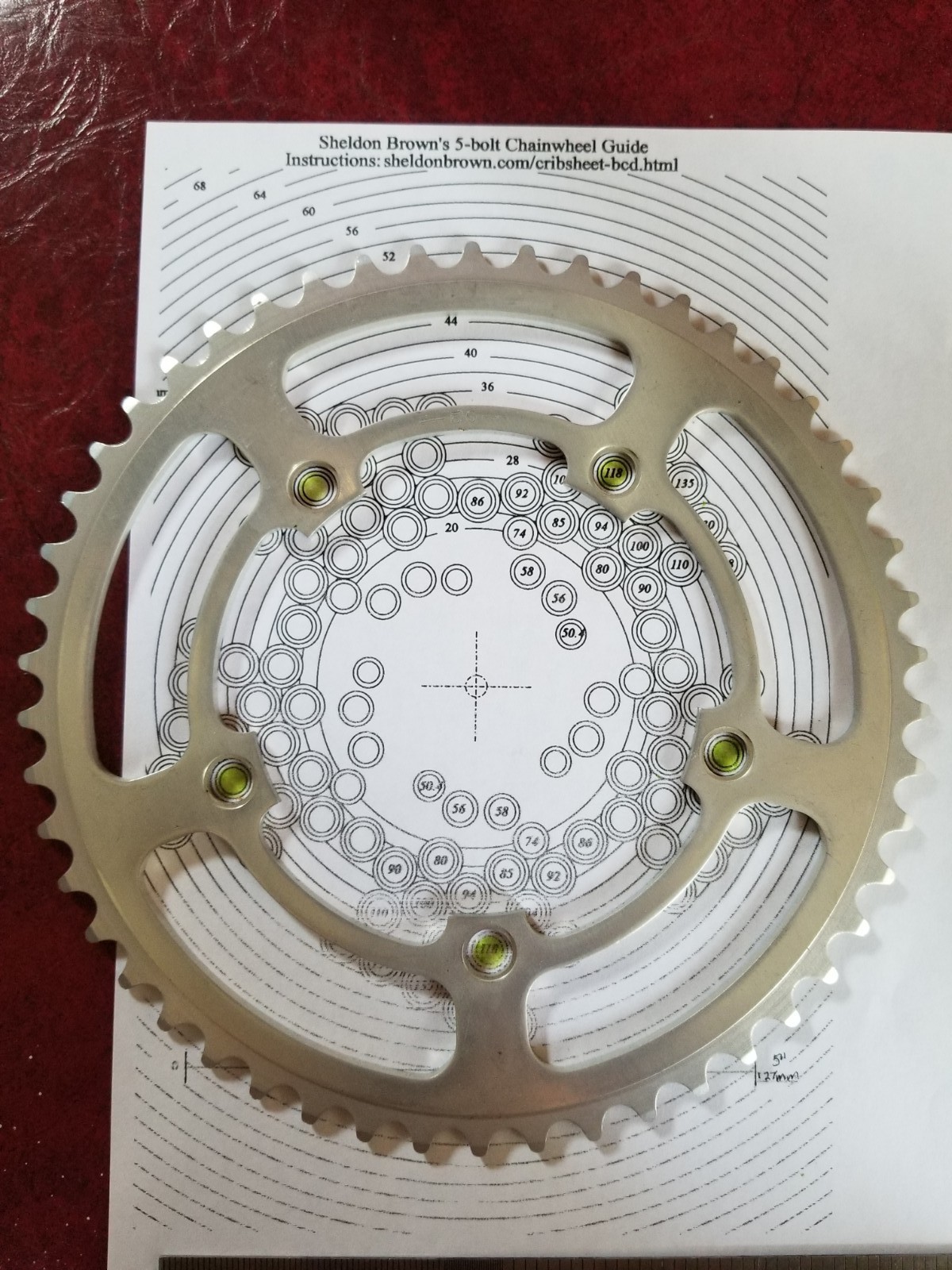vintage 6 Sakae 118 BCD Chainrings