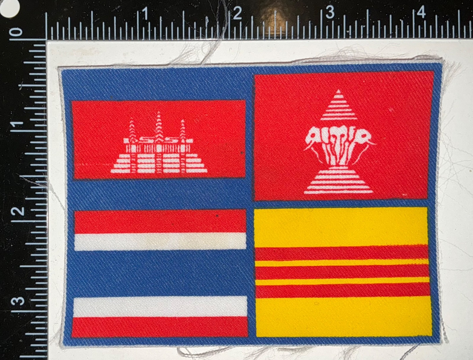 Vietnam War USAF Thailand Cambodia Laos Vietnam THEATER MADE Panel Flag Patch