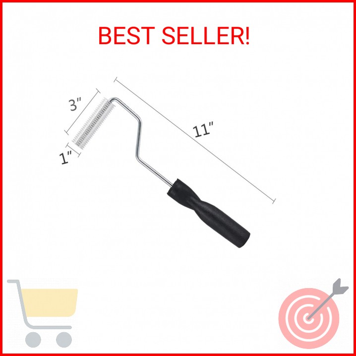 Fiberglass Roller Tools Kit, 4pcs Fiberglass Resin Laminating Bubble Roller Set