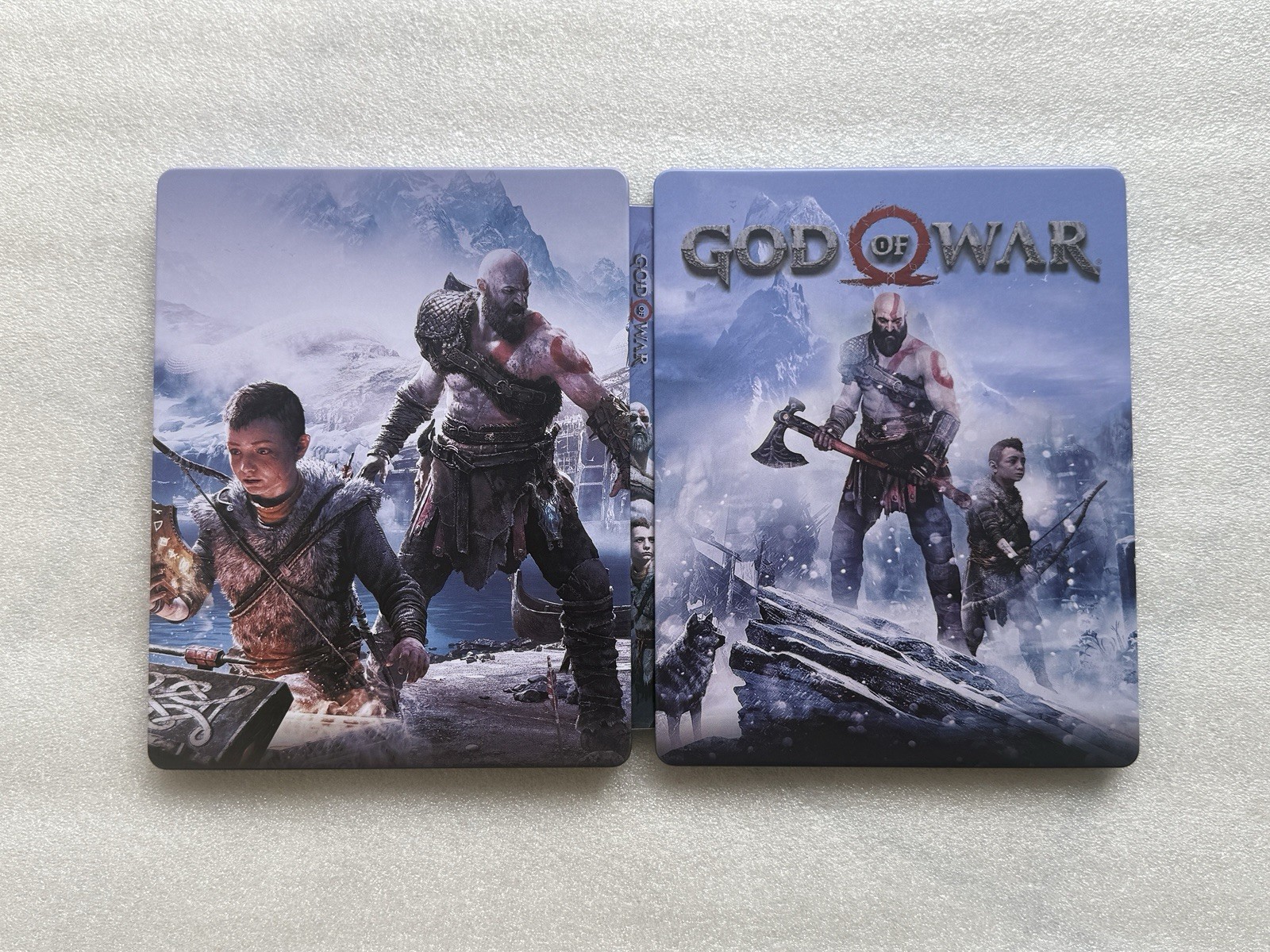 God Of War (2018) Custom made G2 Steelbook/Steelup Case PS4/PS5 (No Game) New