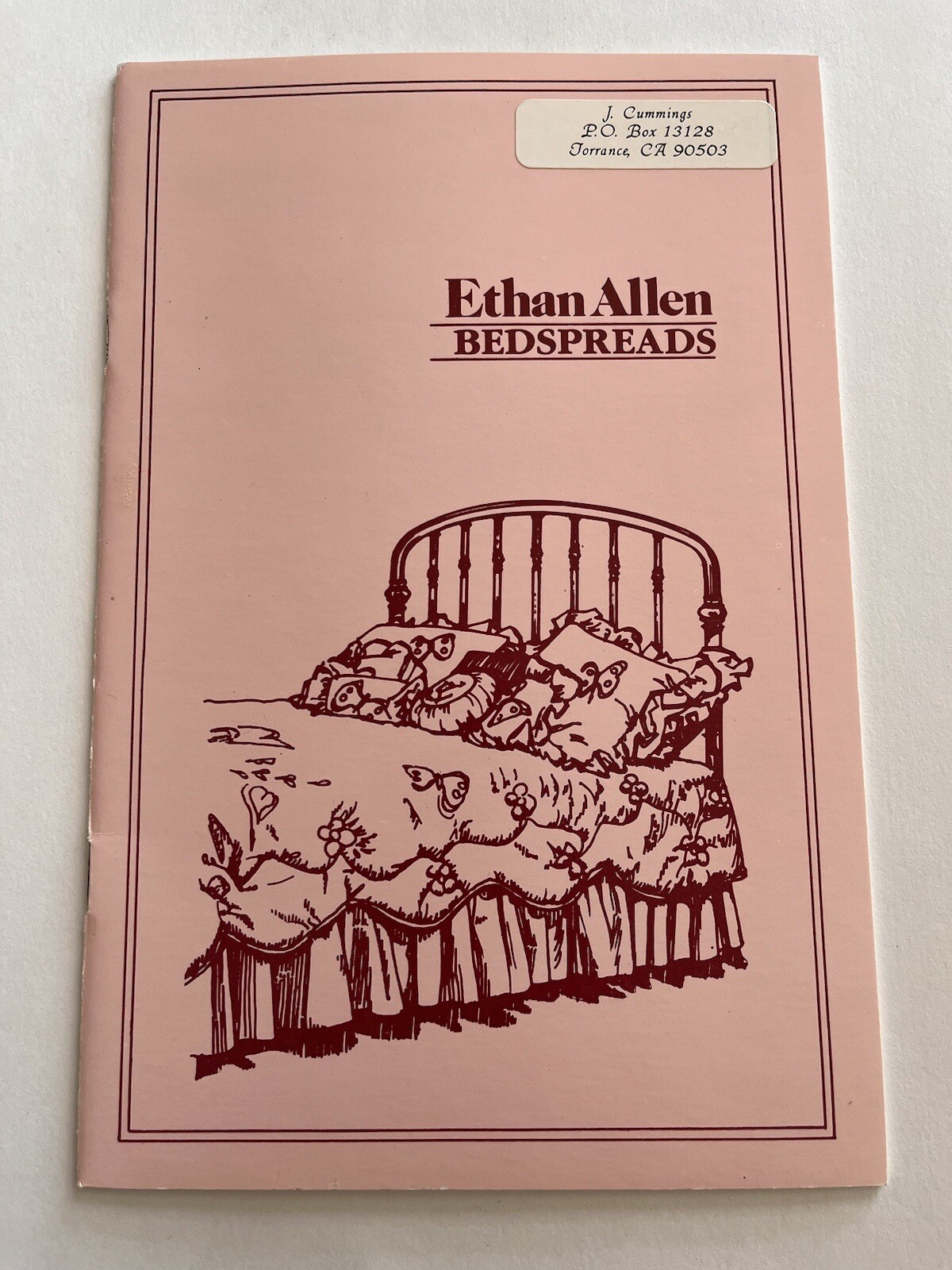 Ethan Allen Bedspreads Designer Training Manual 1980s