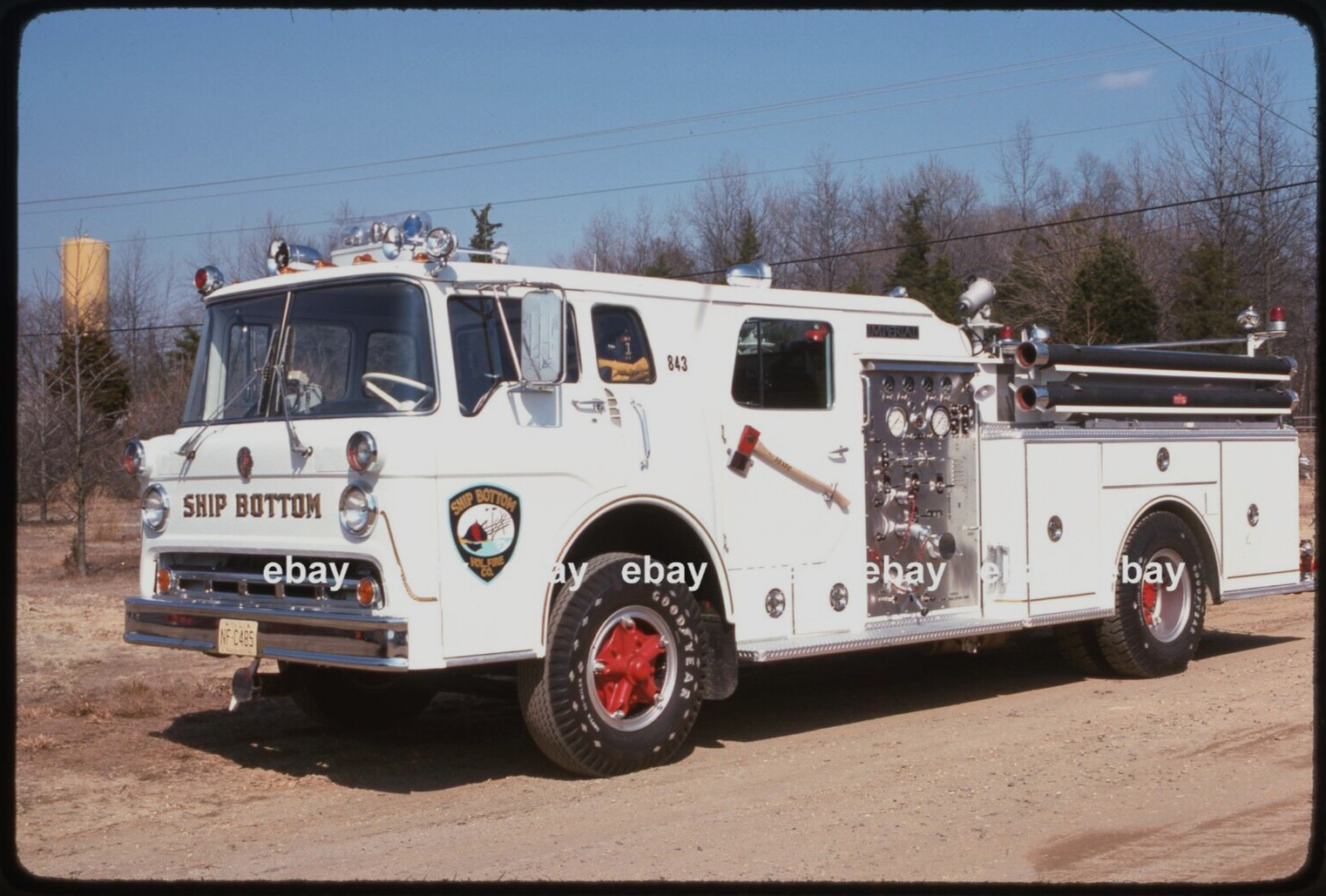 Ship Bottom NJ 1971 Ford C Imperial pumper Fire Apparatus Slide