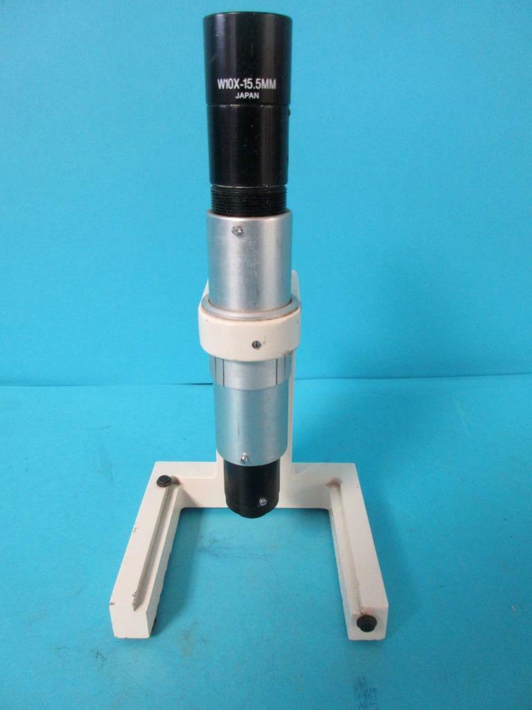 SILVER BURDENN & GINN MICROSCOPE W10X-15.5MM EYEPIECE TABLETOP LAB STUDENT MONO