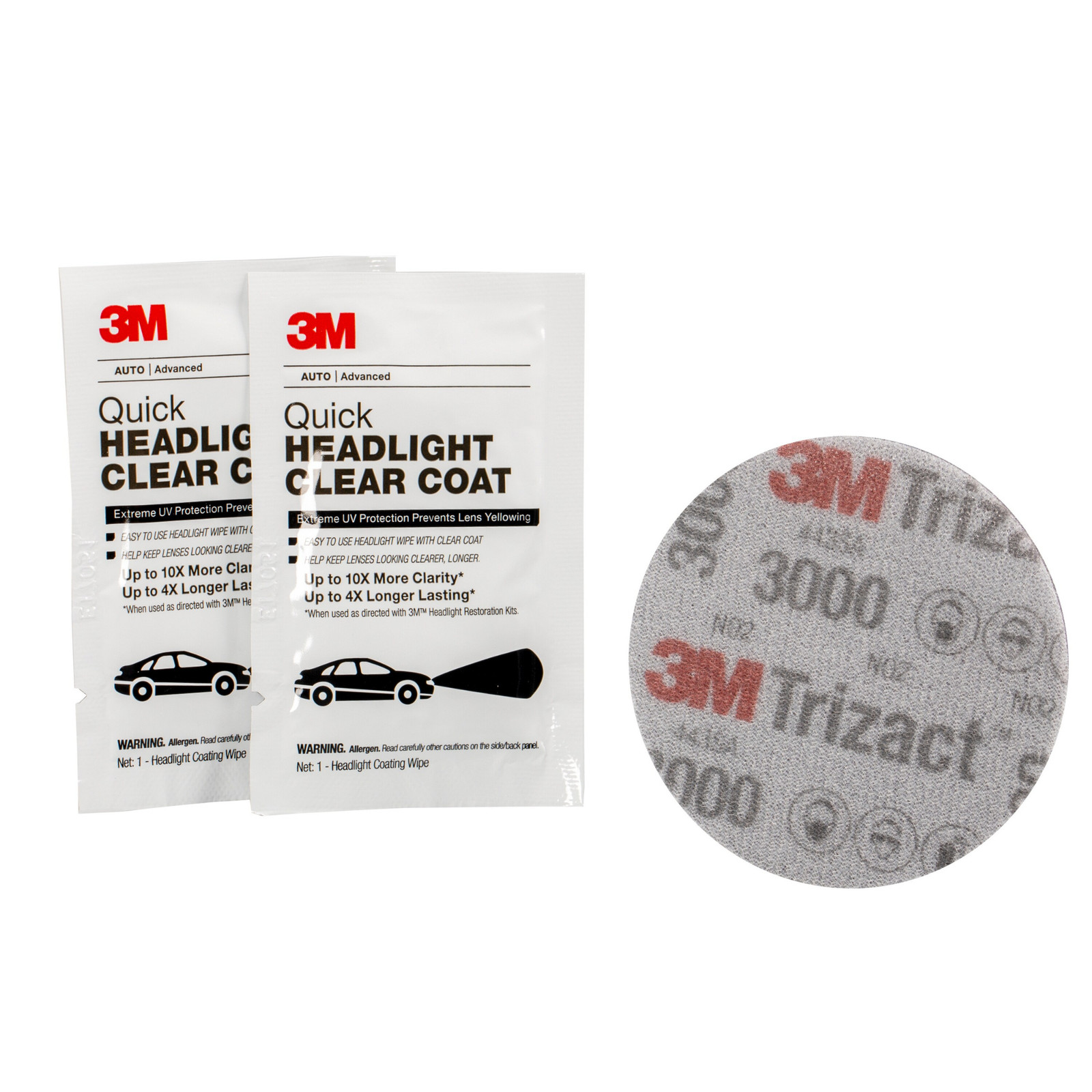 3M Headlight Lens Restoration Kit: restoration kit
