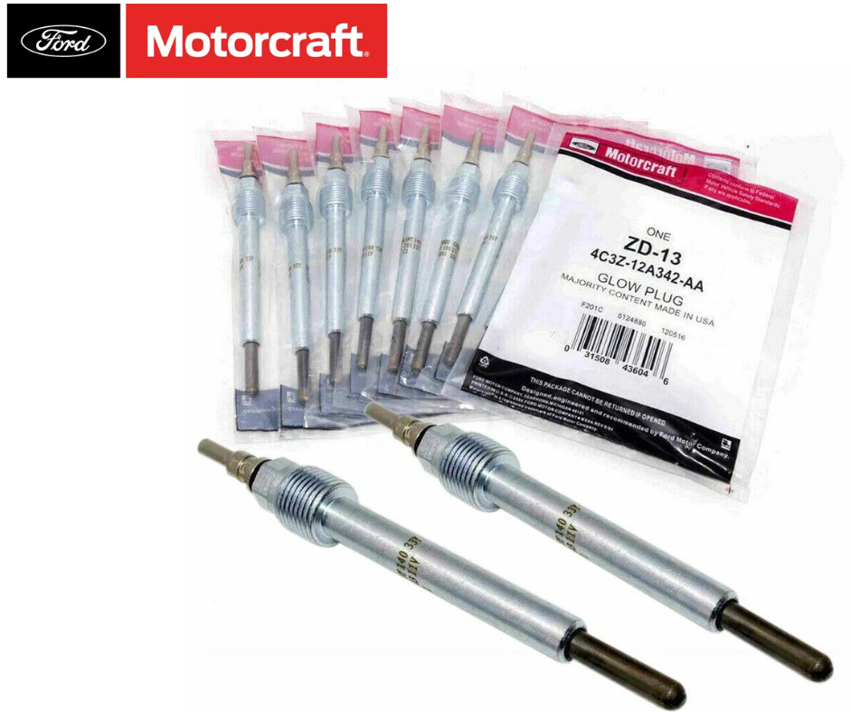 ✅Genuine OEM Ford Glow Plugs 6.0L 04-10 Super Duty Diesel F250 F350 4C3Z12A342AA