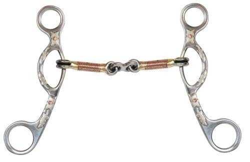 Showman Stainless Steel Argentine Snaffle w/ Dogbone Mouth