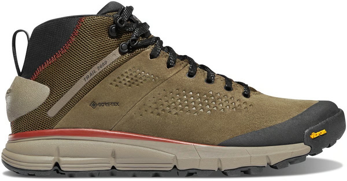 NEW Danner Trail 2650 GTX Mid Dusty Olive 61257 Waterproof Hiking Boots Men's