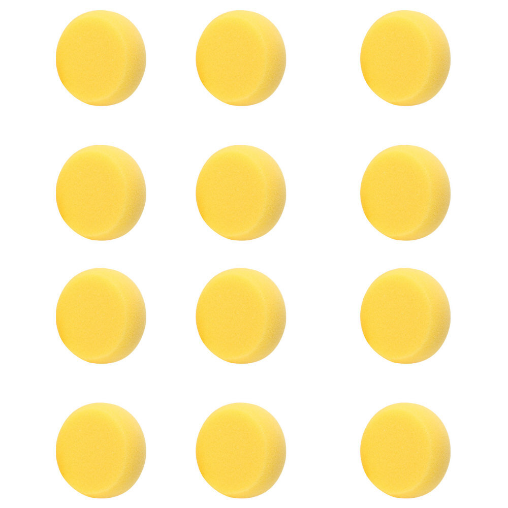 12pc Watercolor Artist Sponges for Painting Crafts Pottery Sponge Round Bath