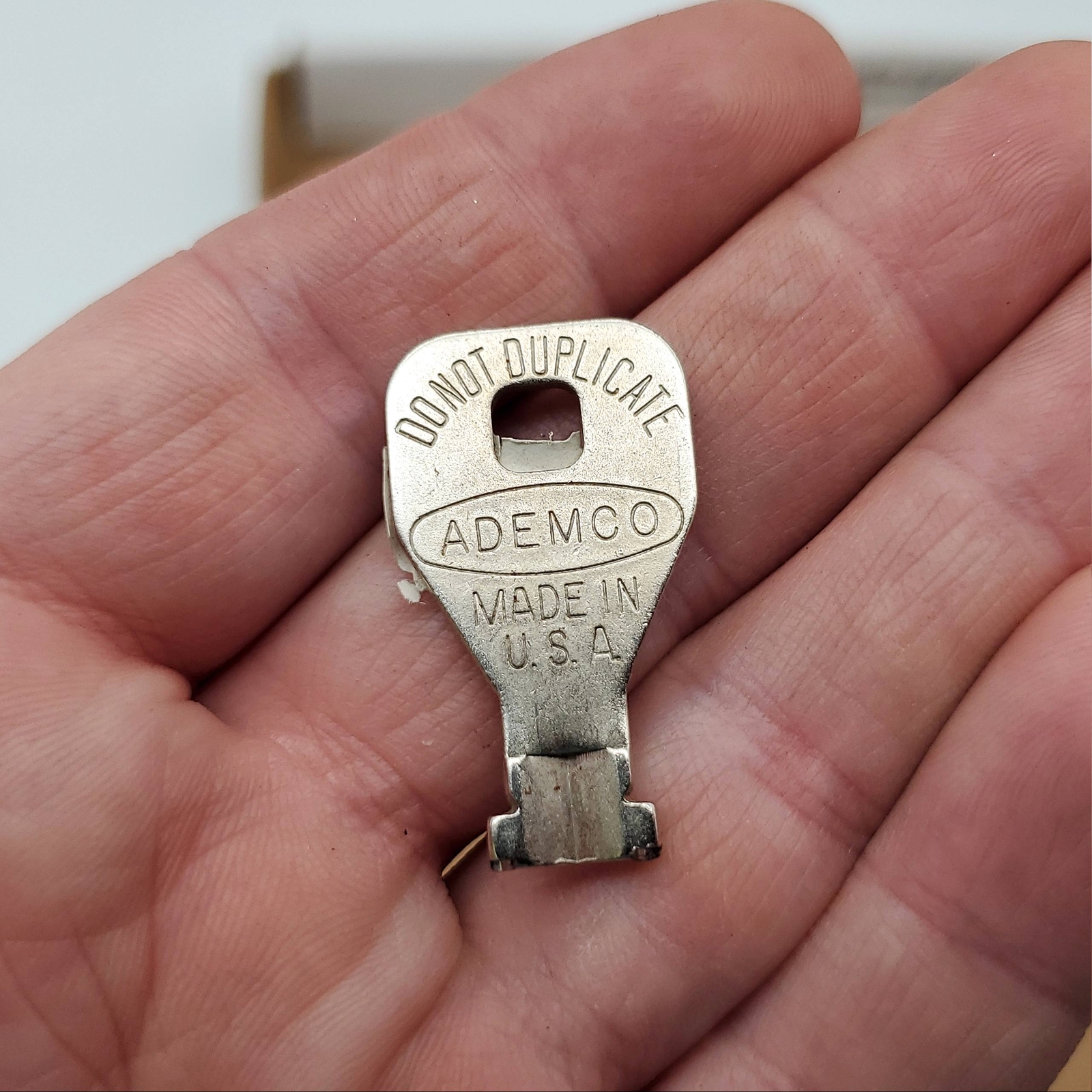 Ademco Keyswitch Key 507-205 Formed Key High Security USA Made NOS