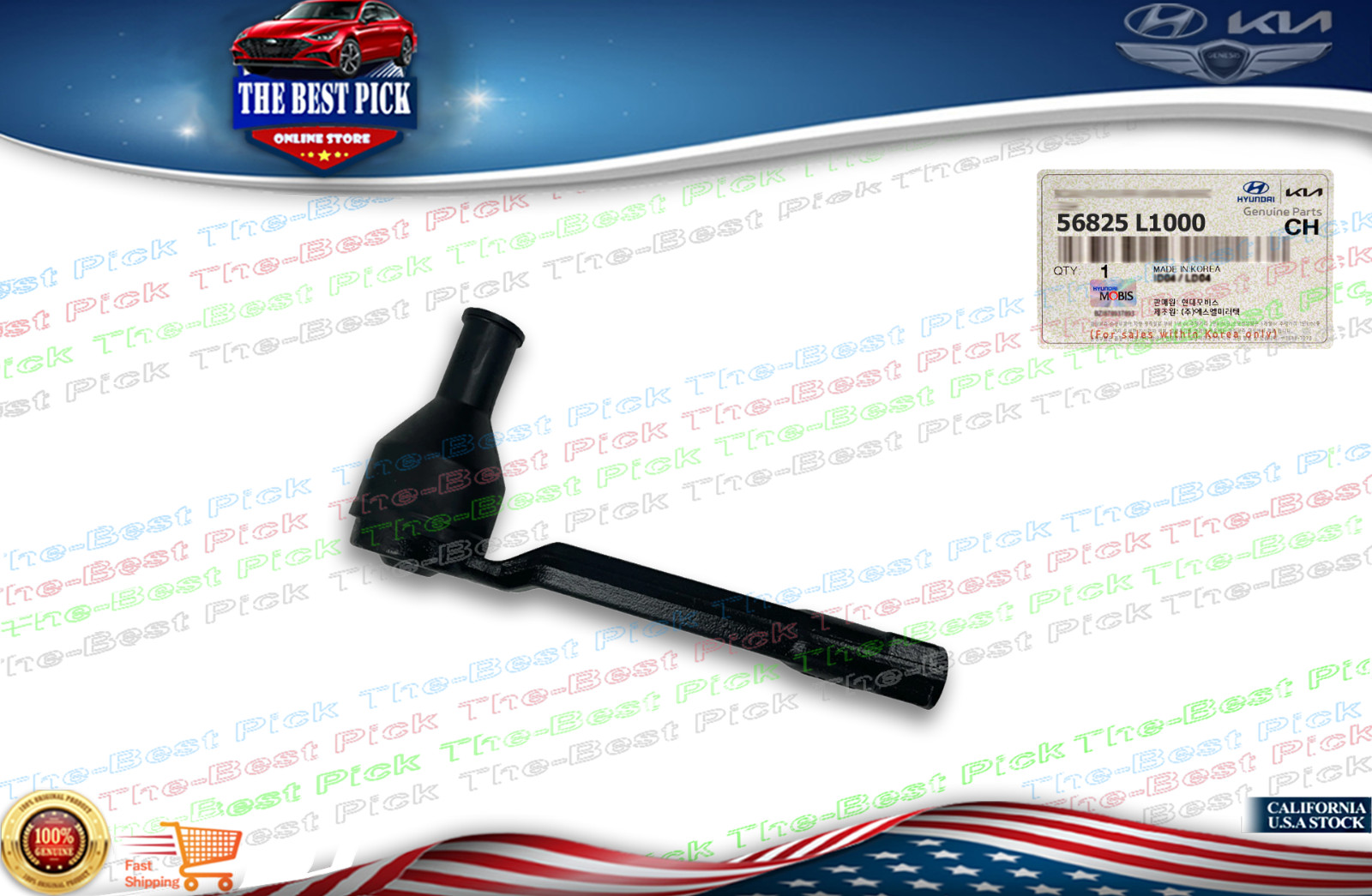 ⭐Genuine⭐ Tie Rod End RH OEM for Hyundai Sonata Kia K5 56825L1000
