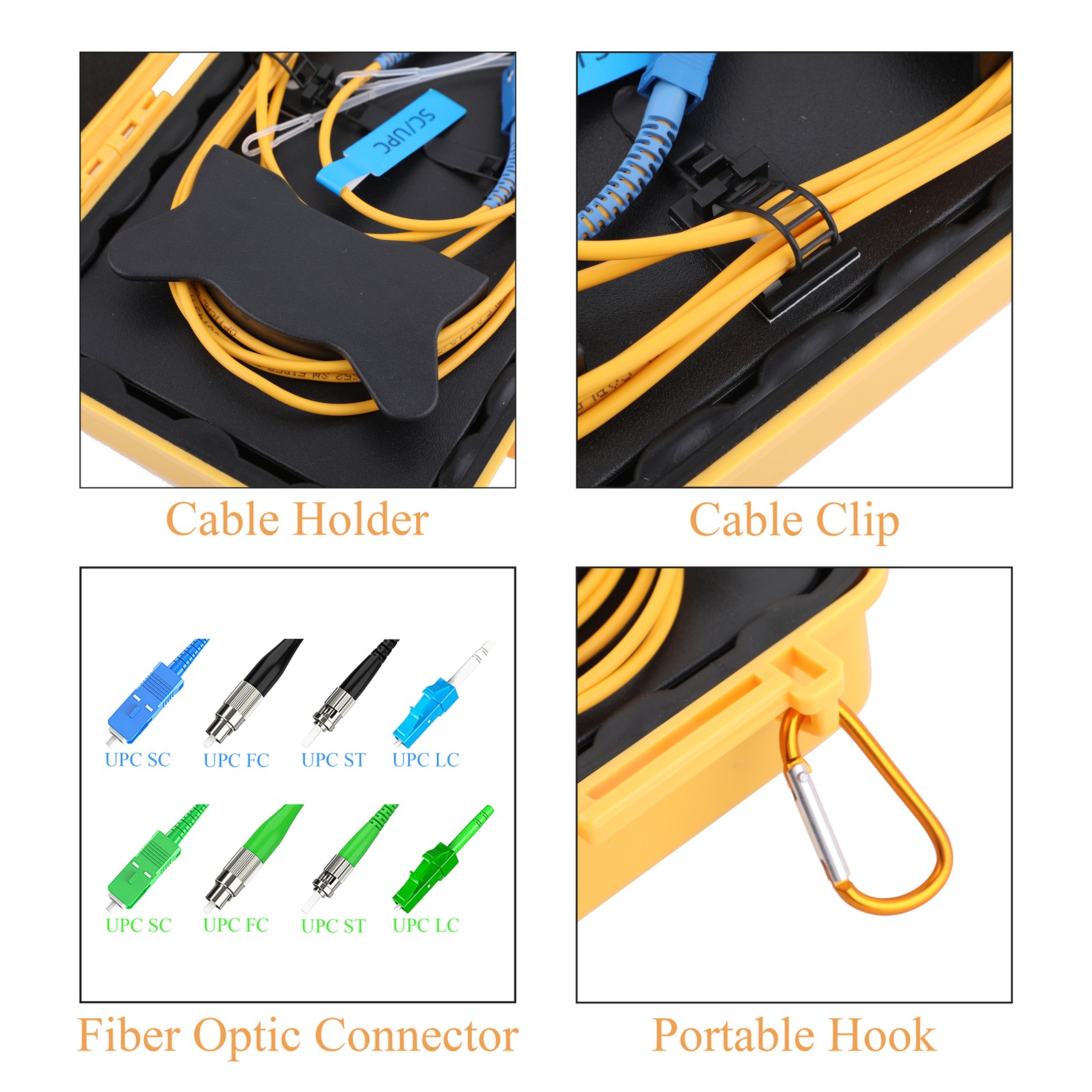 OTDR Launch Cable Test Dead Zone Eliminator Single Mode SC/APC-LC/UPC 1000m