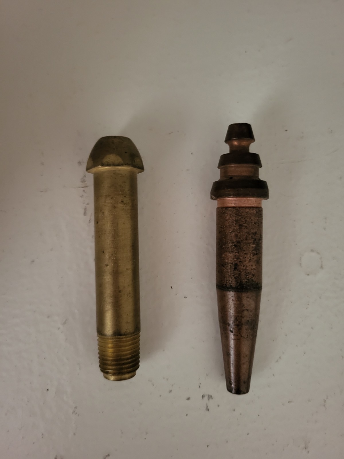 Lot 2 Airco Torch Cutting Tip Regulation Inlet Nipple Brass