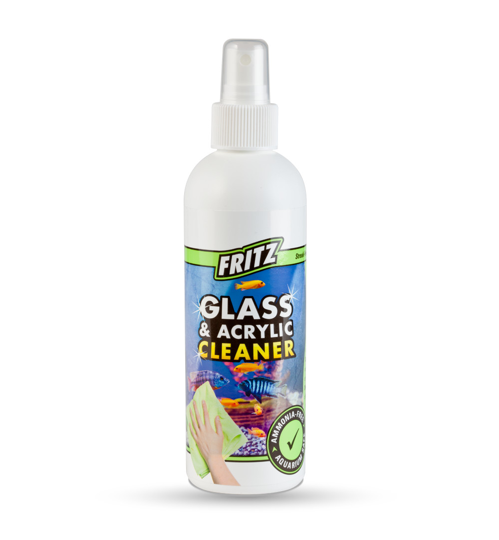 FRITZ AQUATICS - GLASS & ACRYLIC CLEANER (8 OZ)  AQUARIUMS
