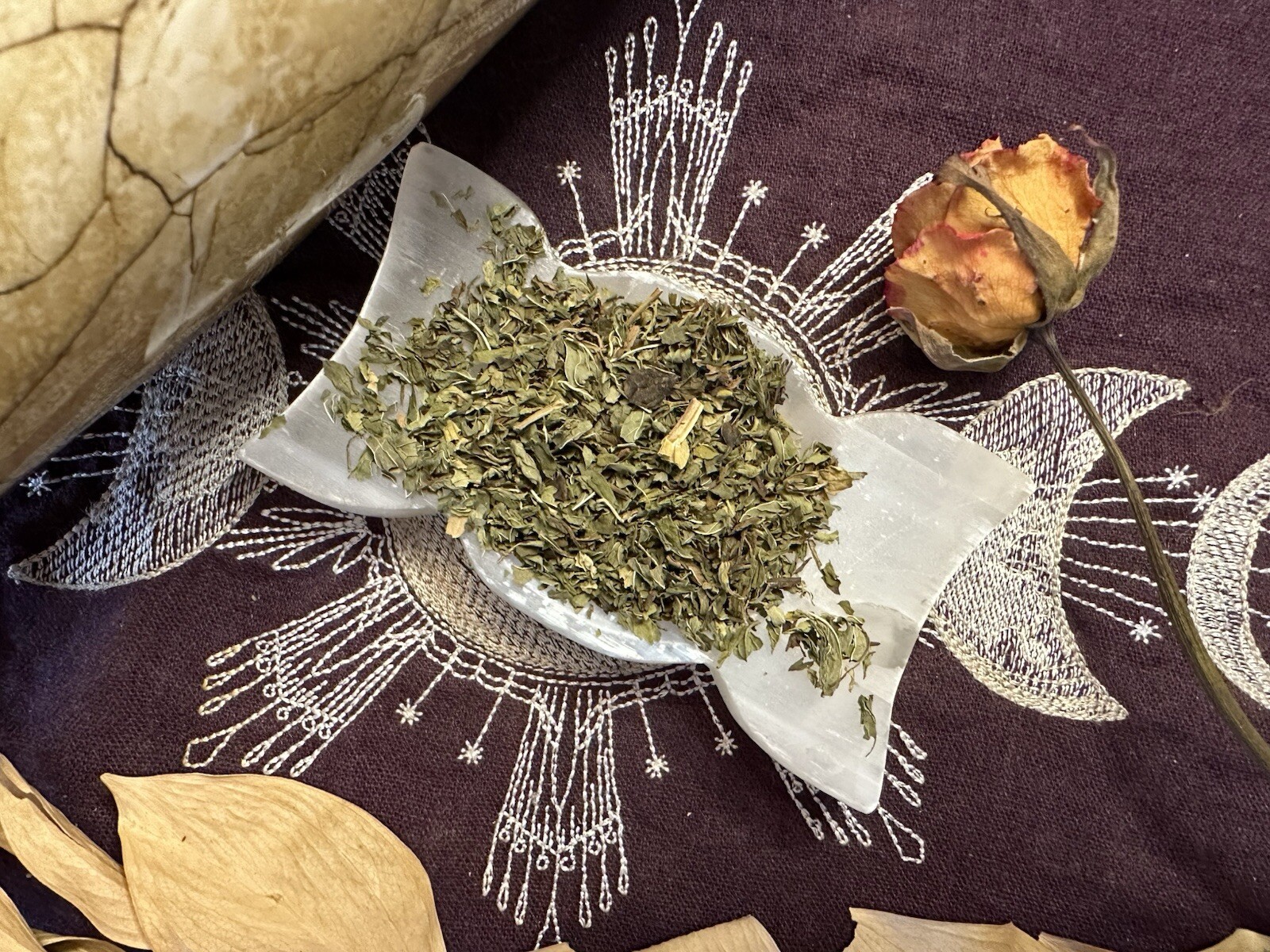 Spearmint Leaf, Healing, Psychic Development, Prosperity, Dried Herbs