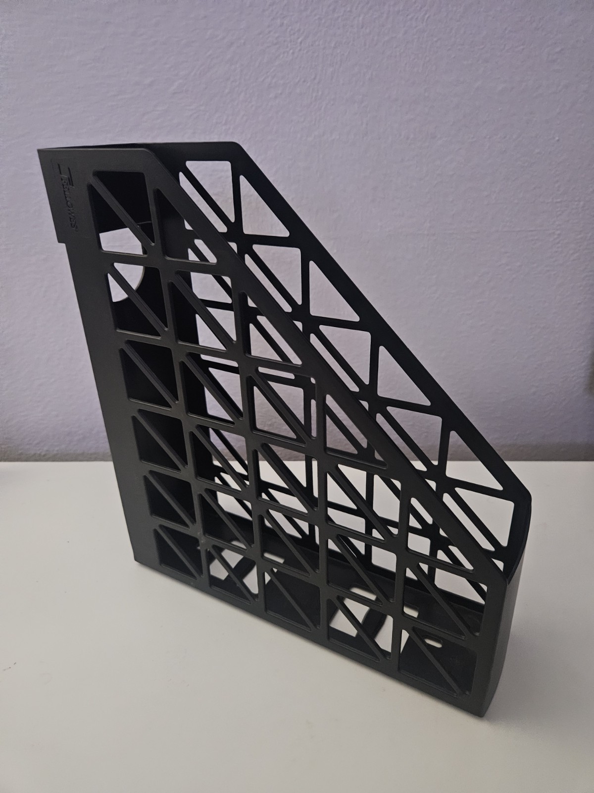 Black Binder And Or Book Holder, Plastic