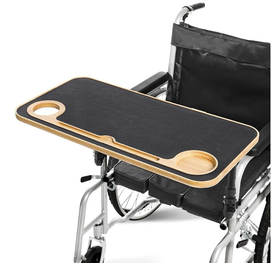 Wheelchair Lap Tray Table  Portable Eating Food Holder Reading Desk Adult Size