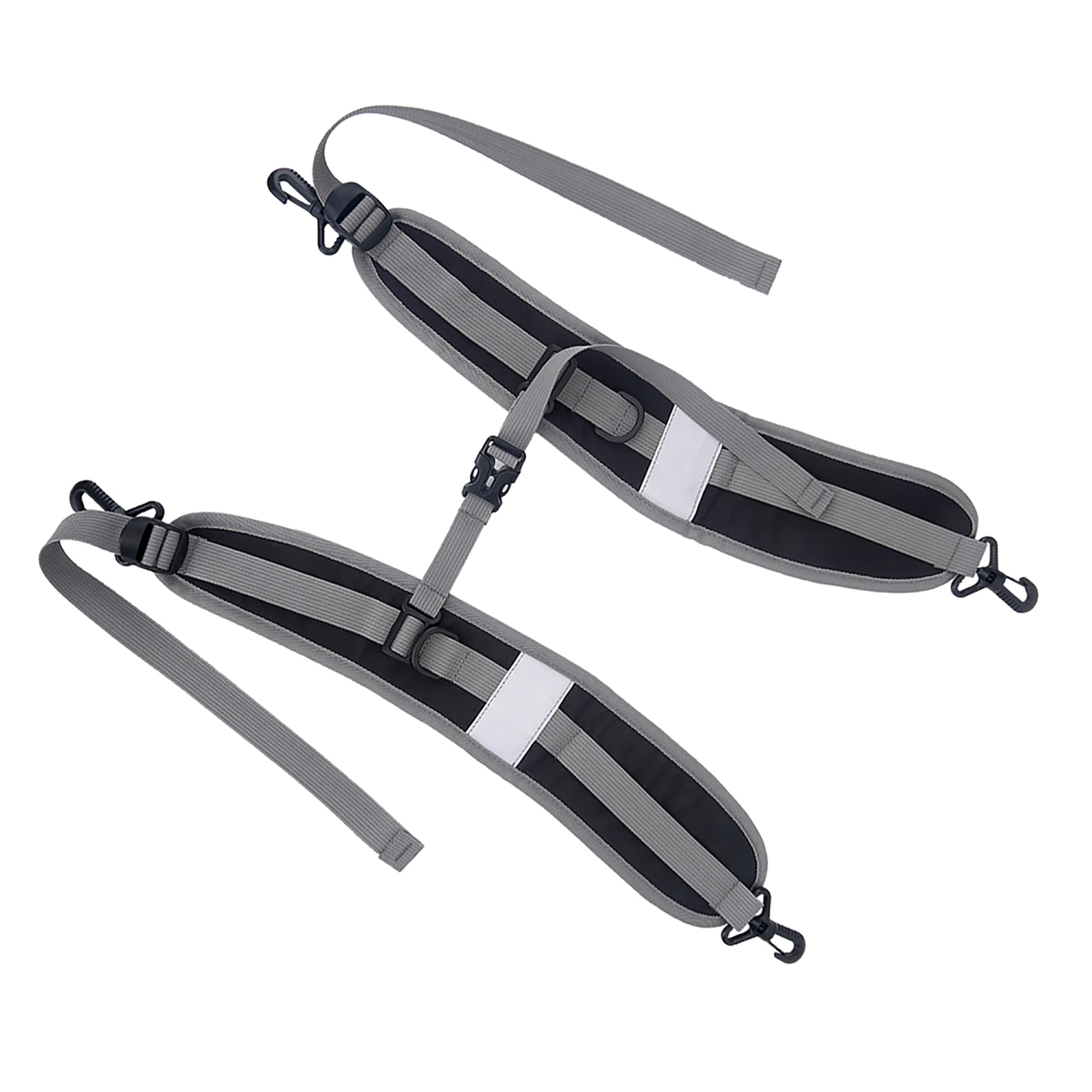 1 Pair Waterproof Nylon Adjustable Shoulder Straps Replacement for Backpack