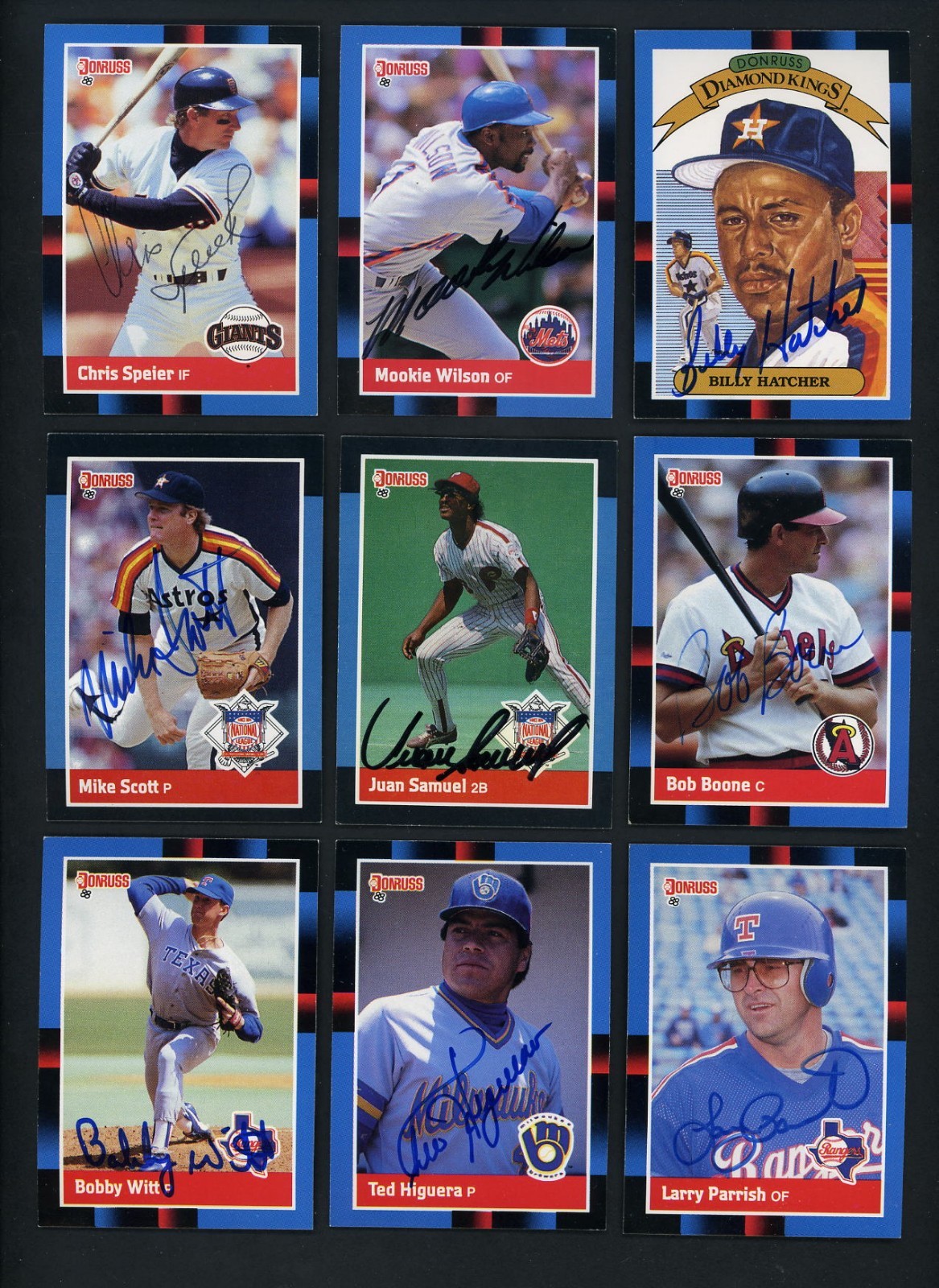 1988 Donruss LOT of 25 SIGNED Autographed cards