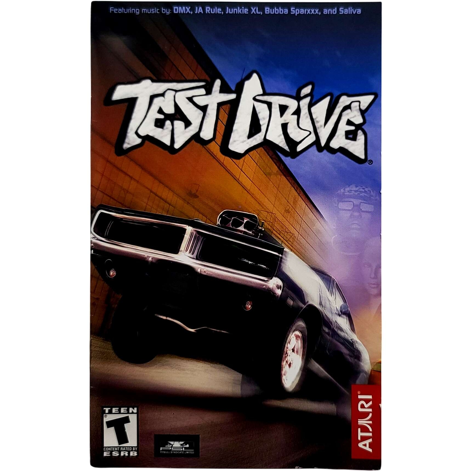 (Manual Only) Test Drive - Sony Playstation 2 Tested Original