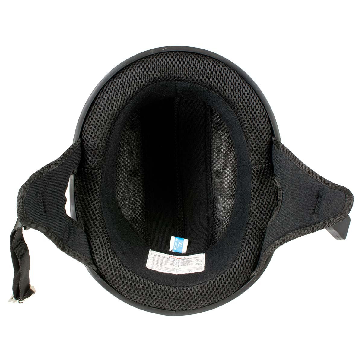 Motorcycle Helmet Hot Leathers Black Out Eagle DOT Half Helmet