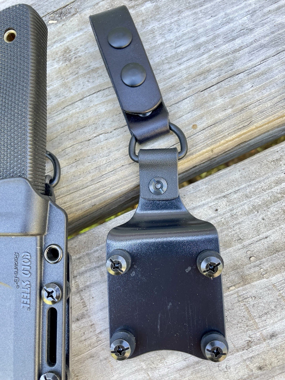Cold Steel SRK Leather and Kydex Dangler (No Knife Or Sheath)