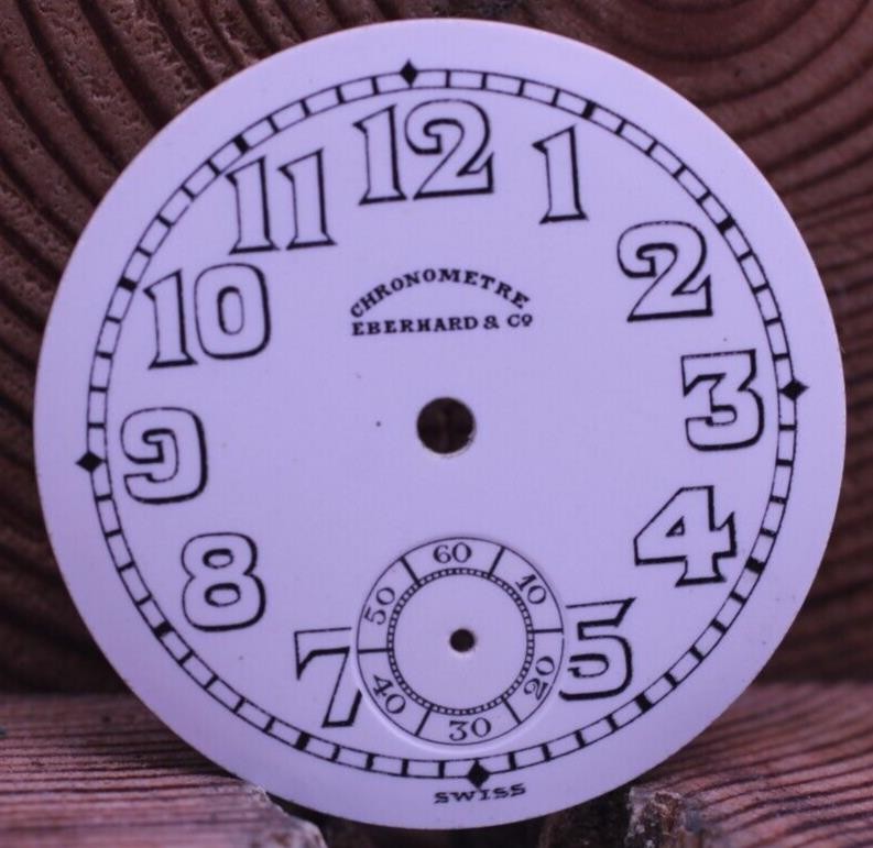 EBERHARD & Co. CHRONOMETRE SWISS NOS PORCELAIN WATCH DIAL 29.1mm (LX)