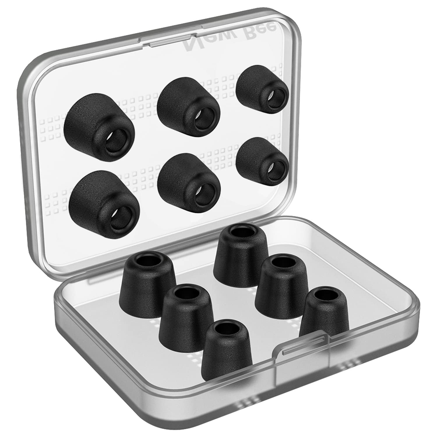 Replacement Earbud Tips - 12pcs Memory Foam Noise Blocking for In-Ear Headphones