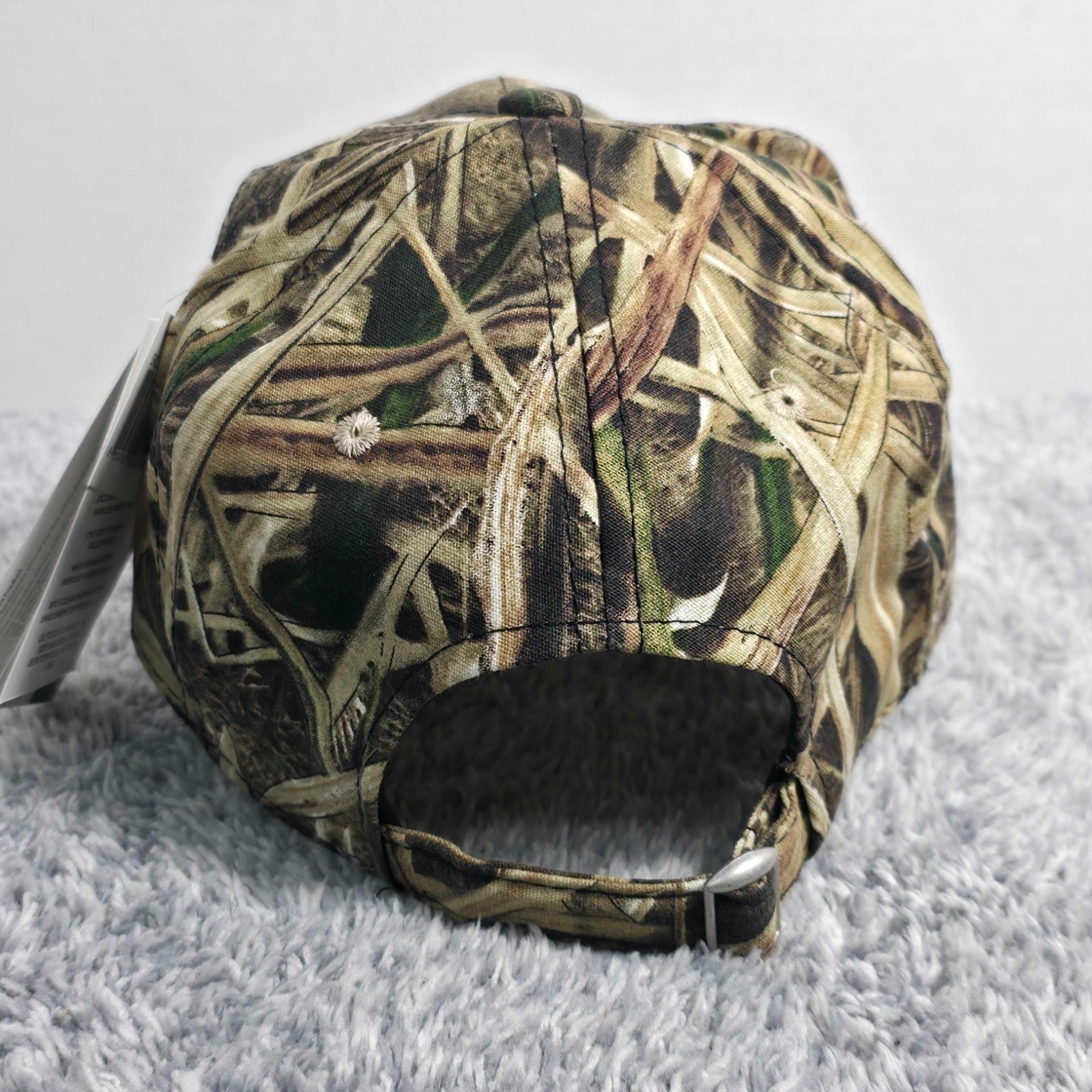 Ducks Unlimited Mossy Oak Shadow Grass Camo Adjustable Strapback Cap Hat NEW NWT